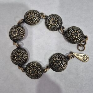 Vintage Black And Gold Bracelet